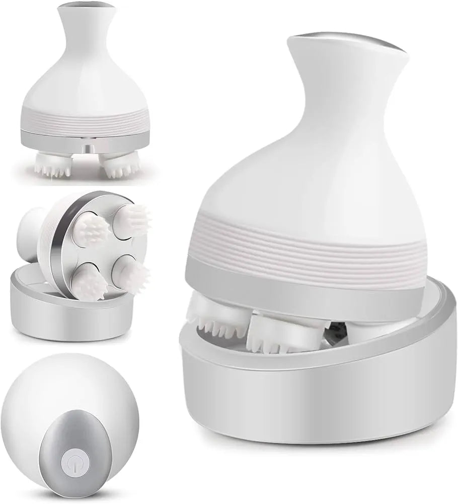Hair Scalp Massager Rechargeable 3D Head Massager Machine | Electric Head Massager