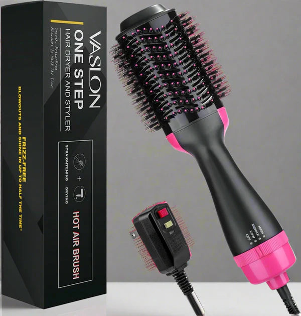 All-in-One Hair Dryer Brush – Smooth, Straighten & Curl Effortlessly
