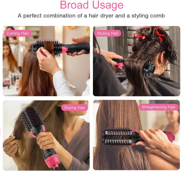 All-in-One Hair Dryer Brush – Smooth, Straighten & Curl Effortlessly