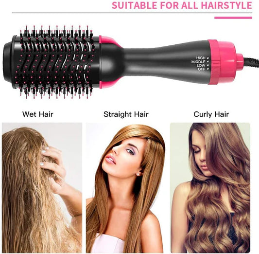 All-in-One Hair Dryer Brush – Smooth, Straighten & Curl Effortlessly