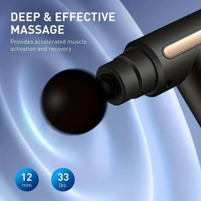 Deep Tissue Percussion Massage Gun – Muscle Recovery & Pain Relief Therapy Tool